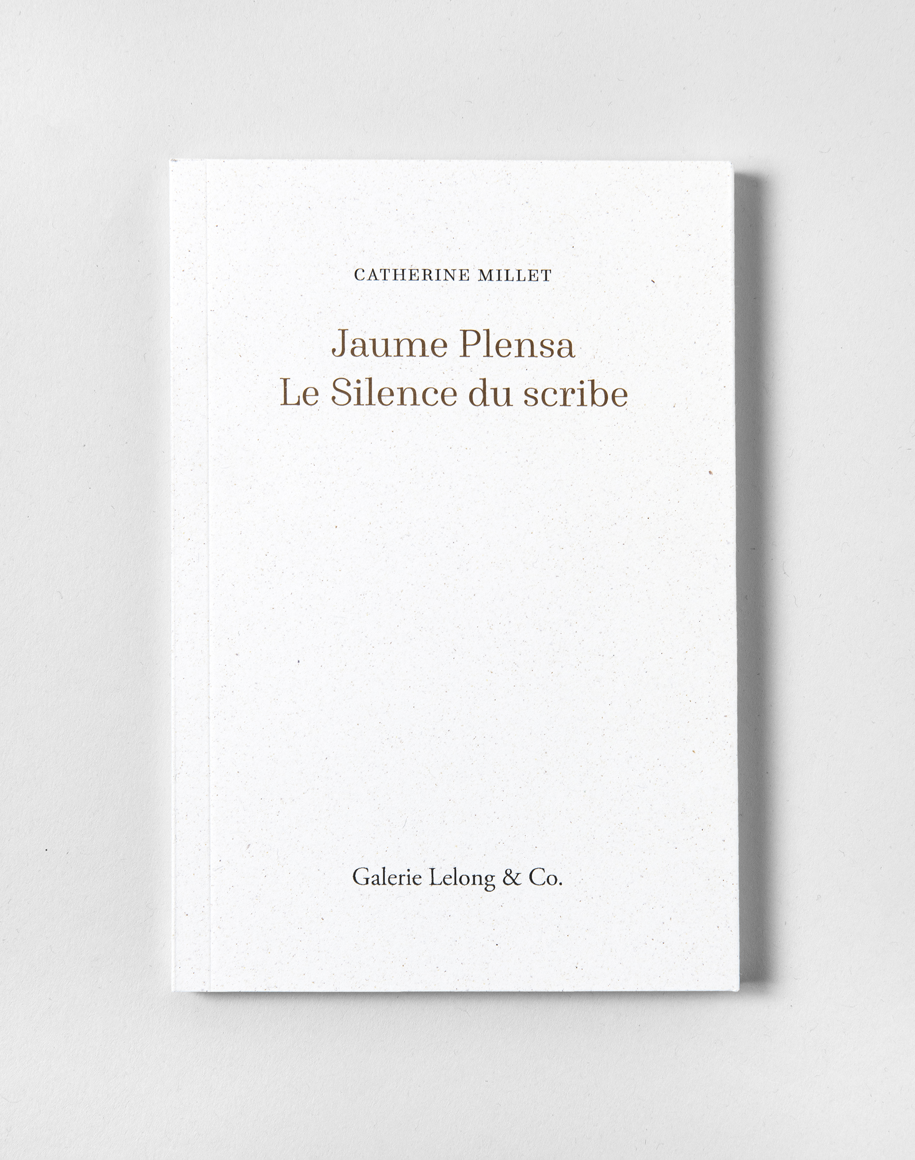 livre Jaume Plensa, le Silence du scribe Jaume Plensa