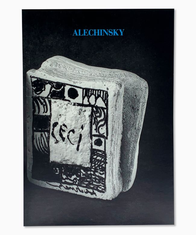 livre Toiles, grés et porcelaines Pierre Alechinsky
