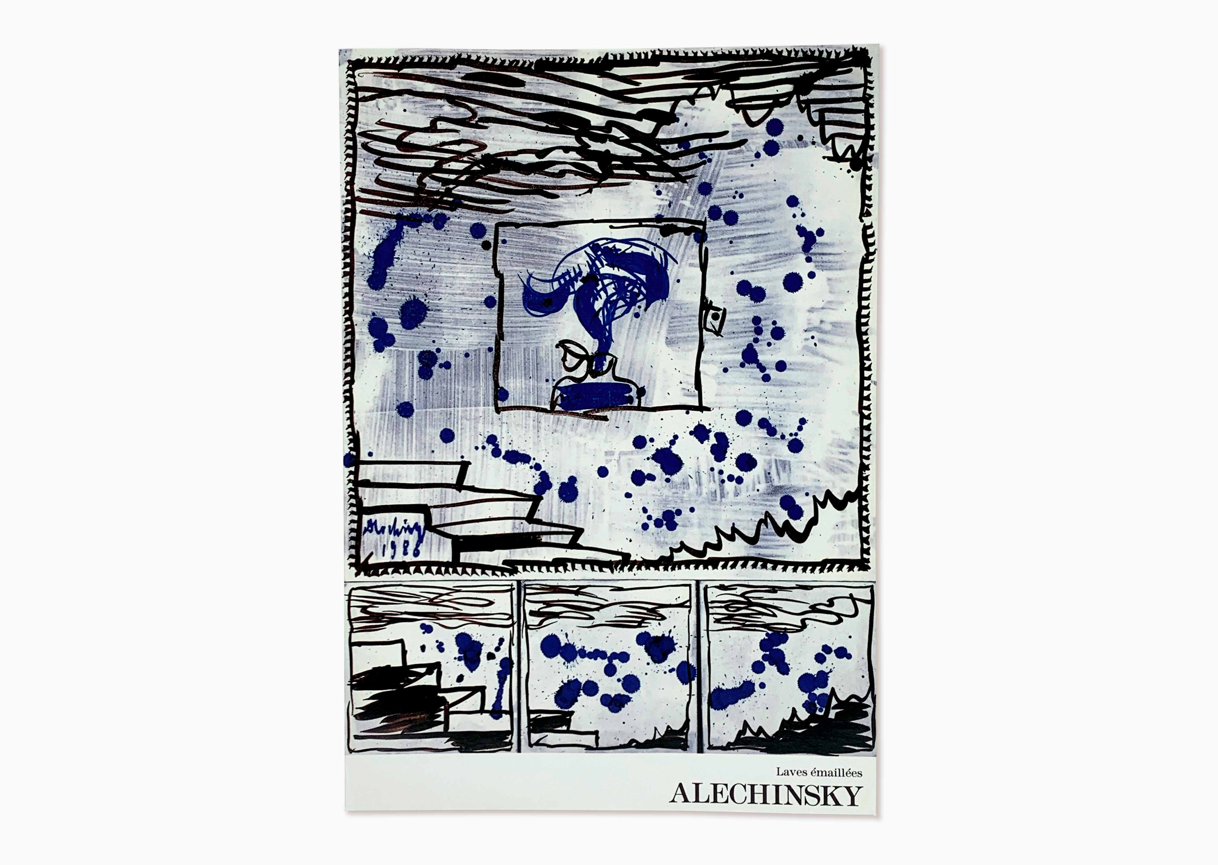 livre Laves Emaillées Pierre Alechinsky