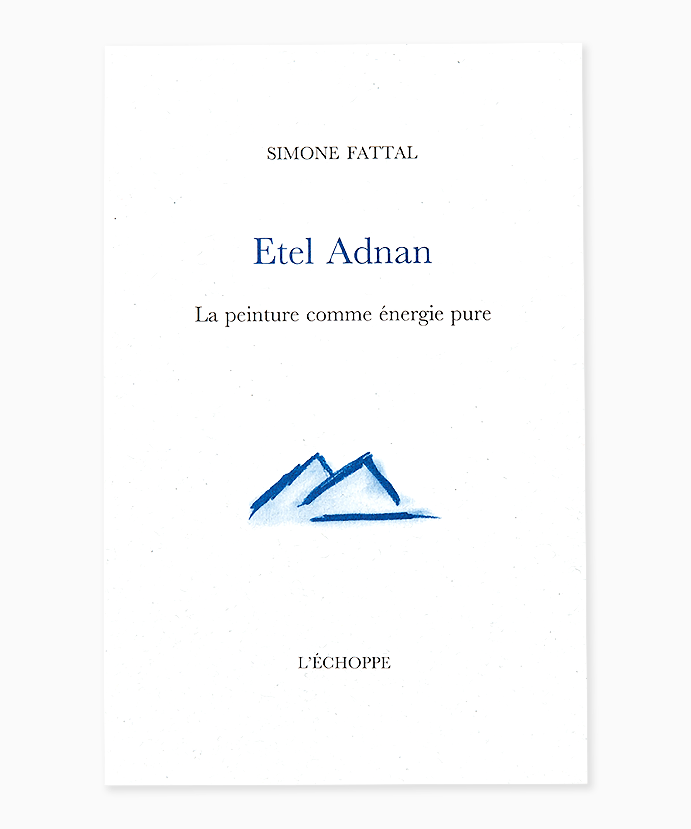livre Etel Adnan, la peinture comme énergie pure Etel Adnan