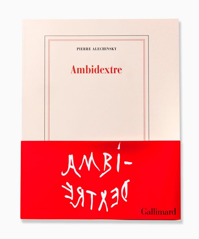 livre Ambidextre Pierre Alechinsky