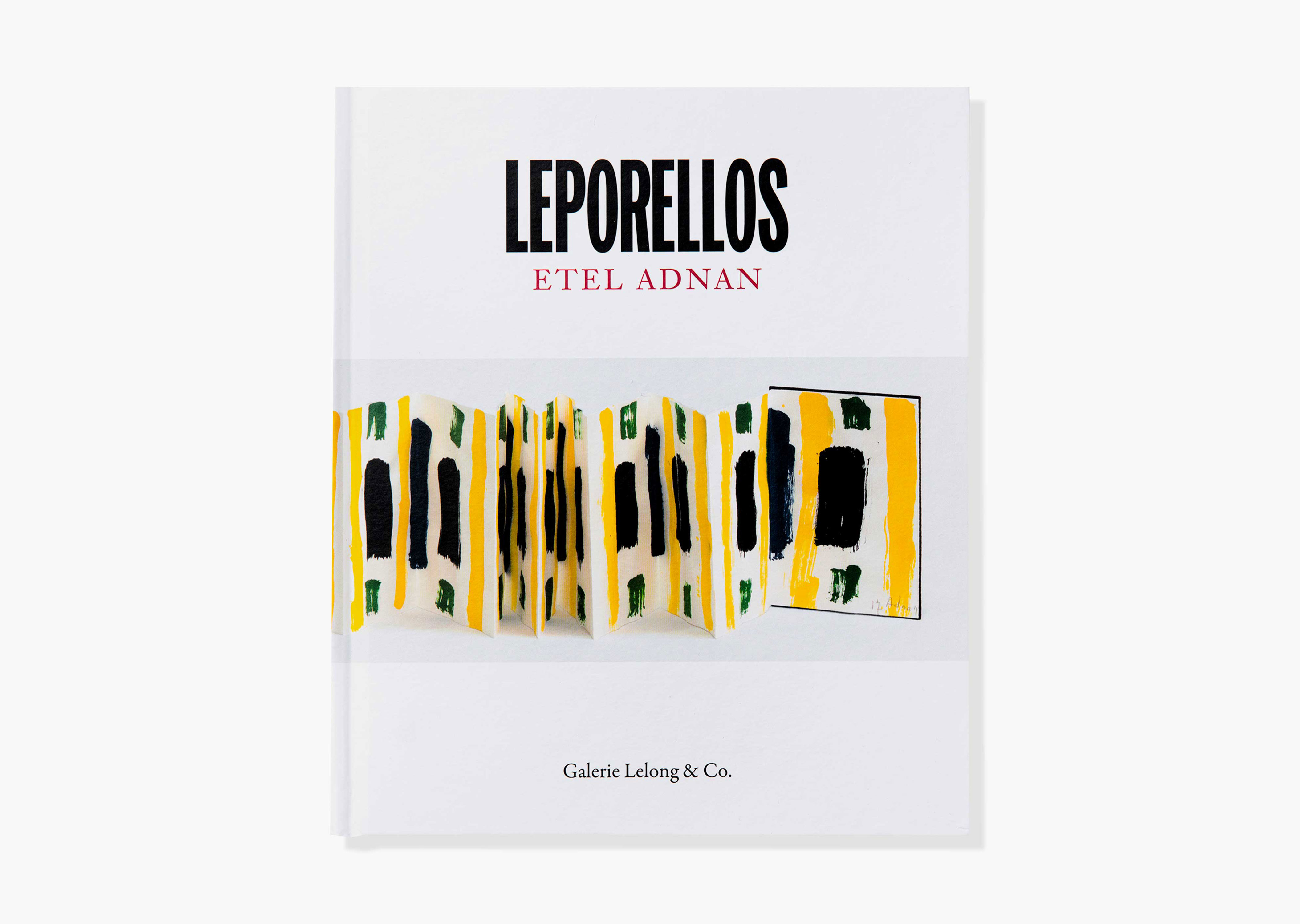 livre Leporellos Etel Adnan