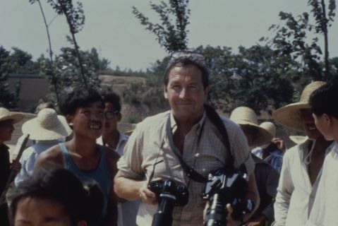 Robert Rauschenberg and Asia Rauschenberg Robert