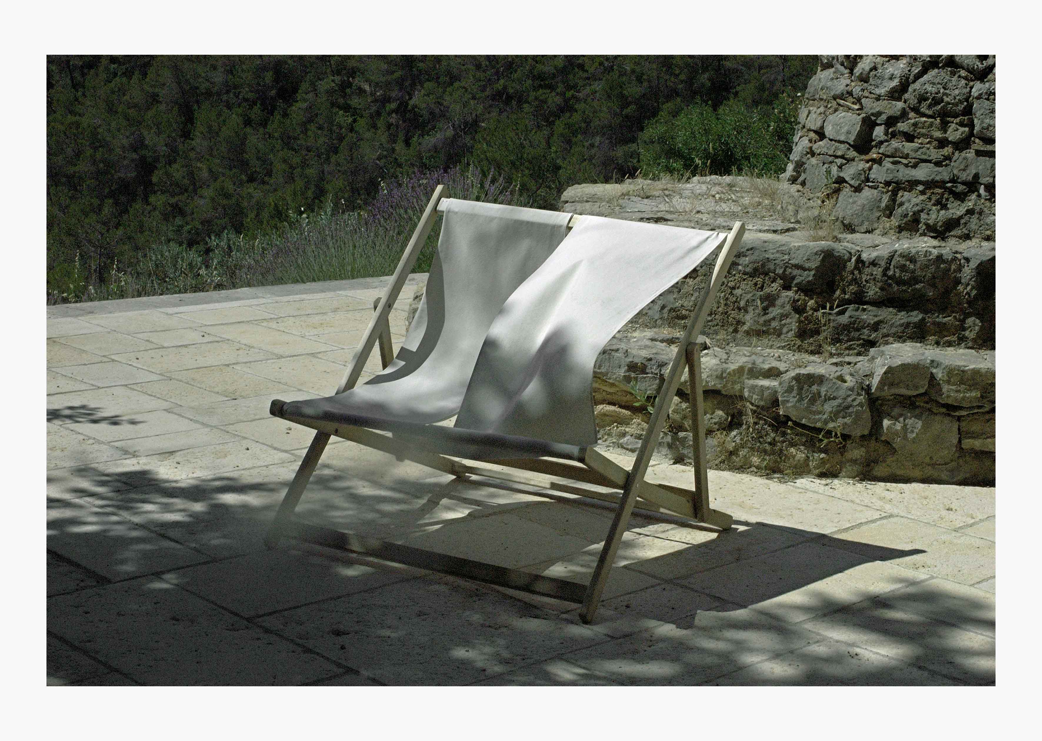 oeuvre Cotignac, France, « La Véronique », the double deckchair  Frank Horvat