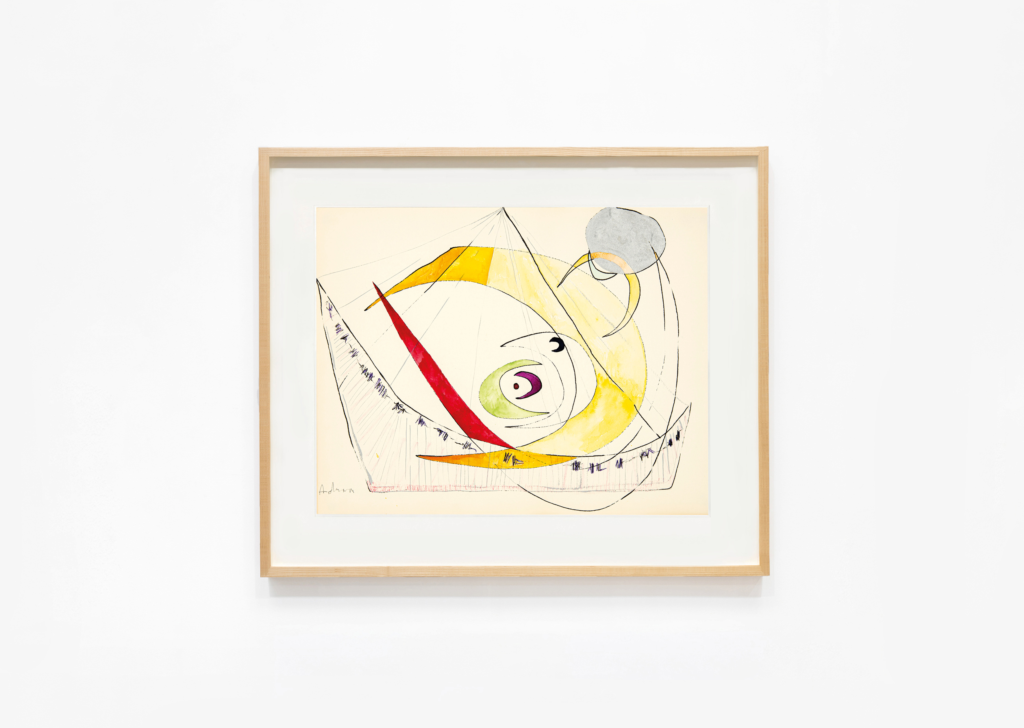 oeuvre Untitled Etel Adnan