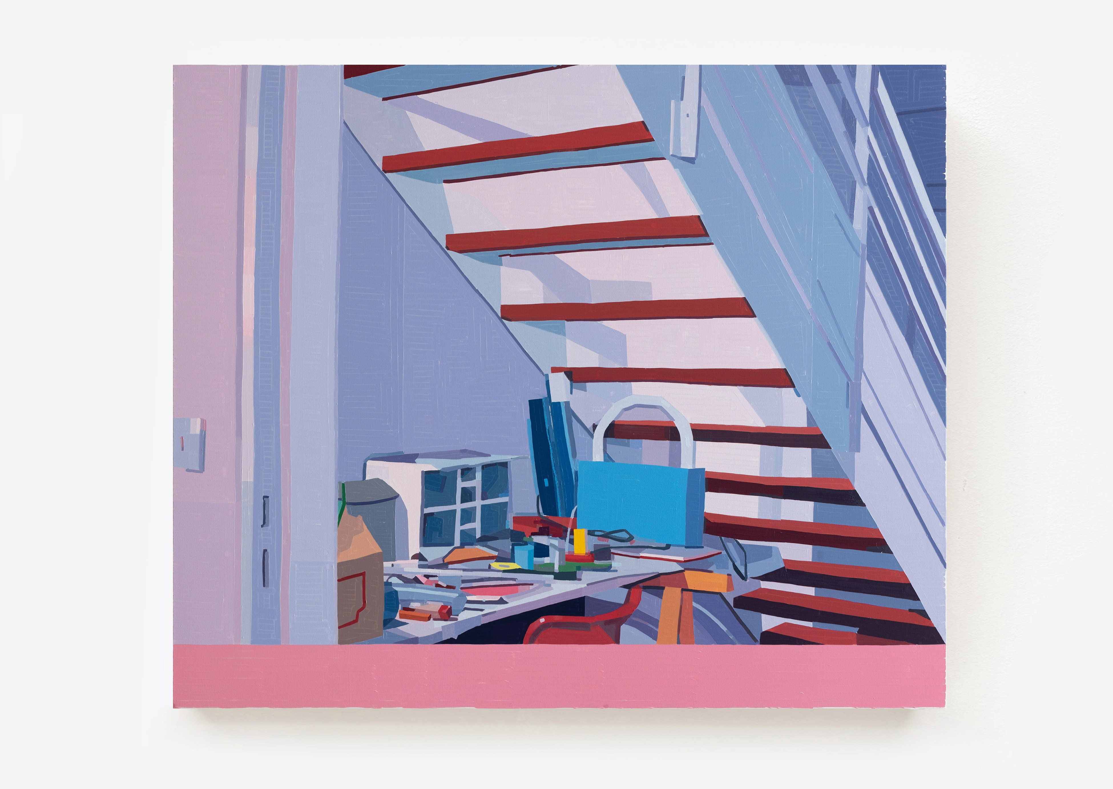oeuvres Desk Under Staircase Guy Yanai